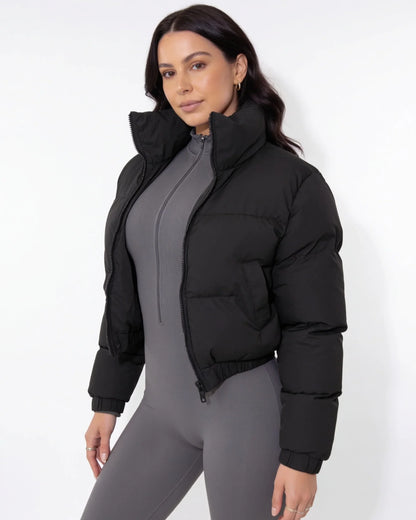 Clara | Women's Cozy Cropped Relaxed Fit Puffer Jacket