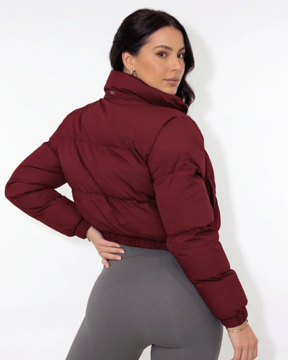 Clara | Women's Cozy Cropped Relaxed Fit Puffer Jacket