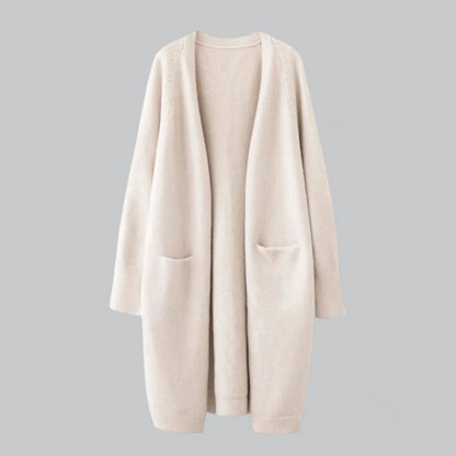 Clara | Women's Long Open Front Cardigan