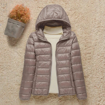 Eleanor | Women's Lightweight Packable Hooded Quilted Jacket