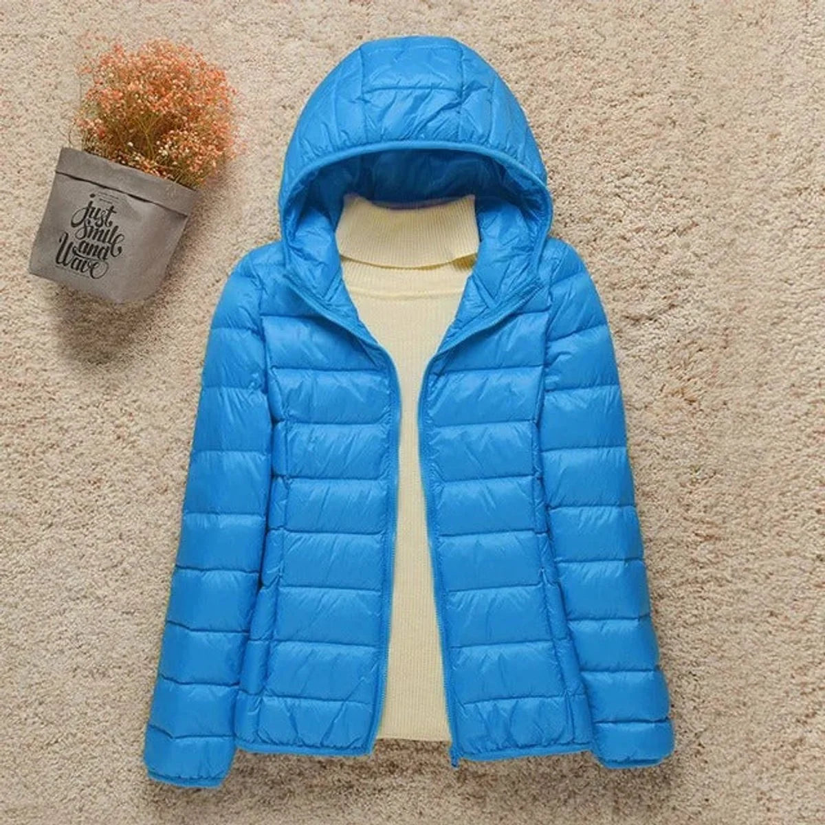 Eleanor | Women's Lightweight Packable Hooded Quilted Jacket