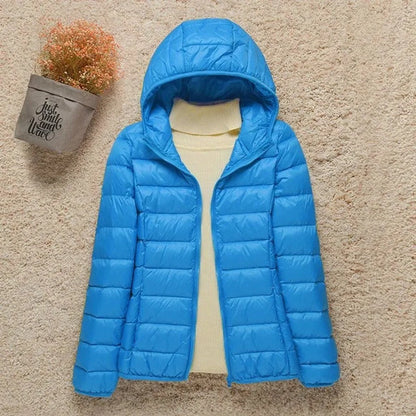 Eleanor | Women's Lightweight Packable Hooded Quilted Jacket