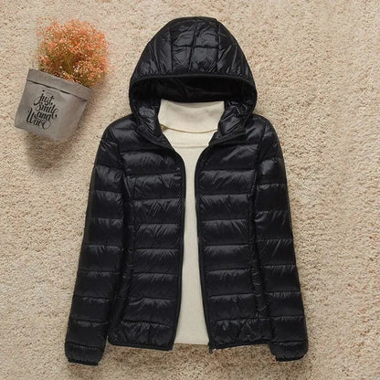 Eleanor | Women's Lightweight Packable Hooded Quilted Jacket
