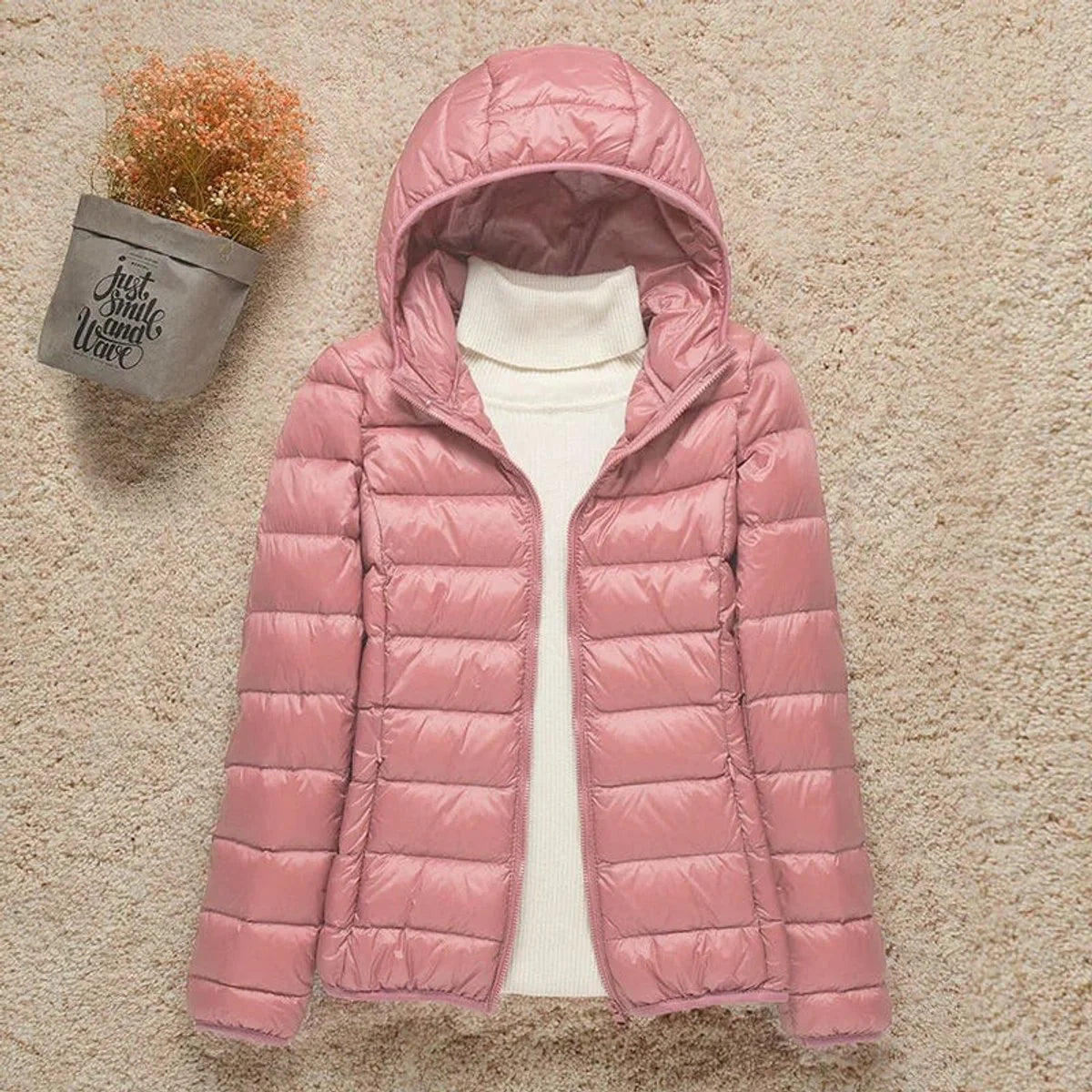 Eleanor | Women's Lightweight Packable Hooded Quilted Jacket