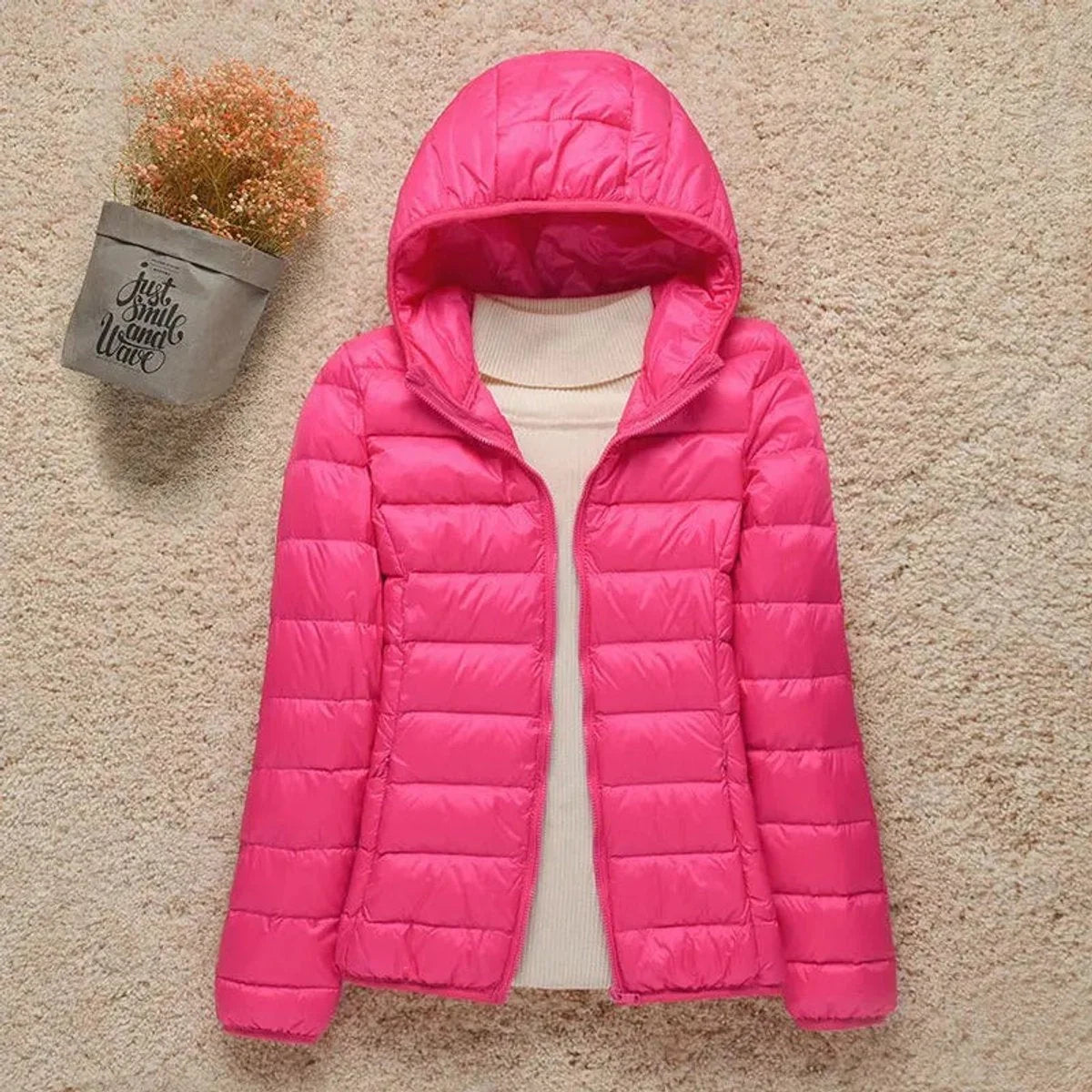 Eleanor | Women's Lightweight Packable Hooded Quilted Jacket
