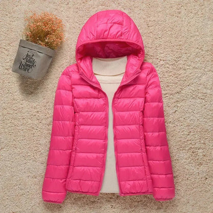 Eleanor | Women's Lightweight Packable Hooded Quilted Jacket