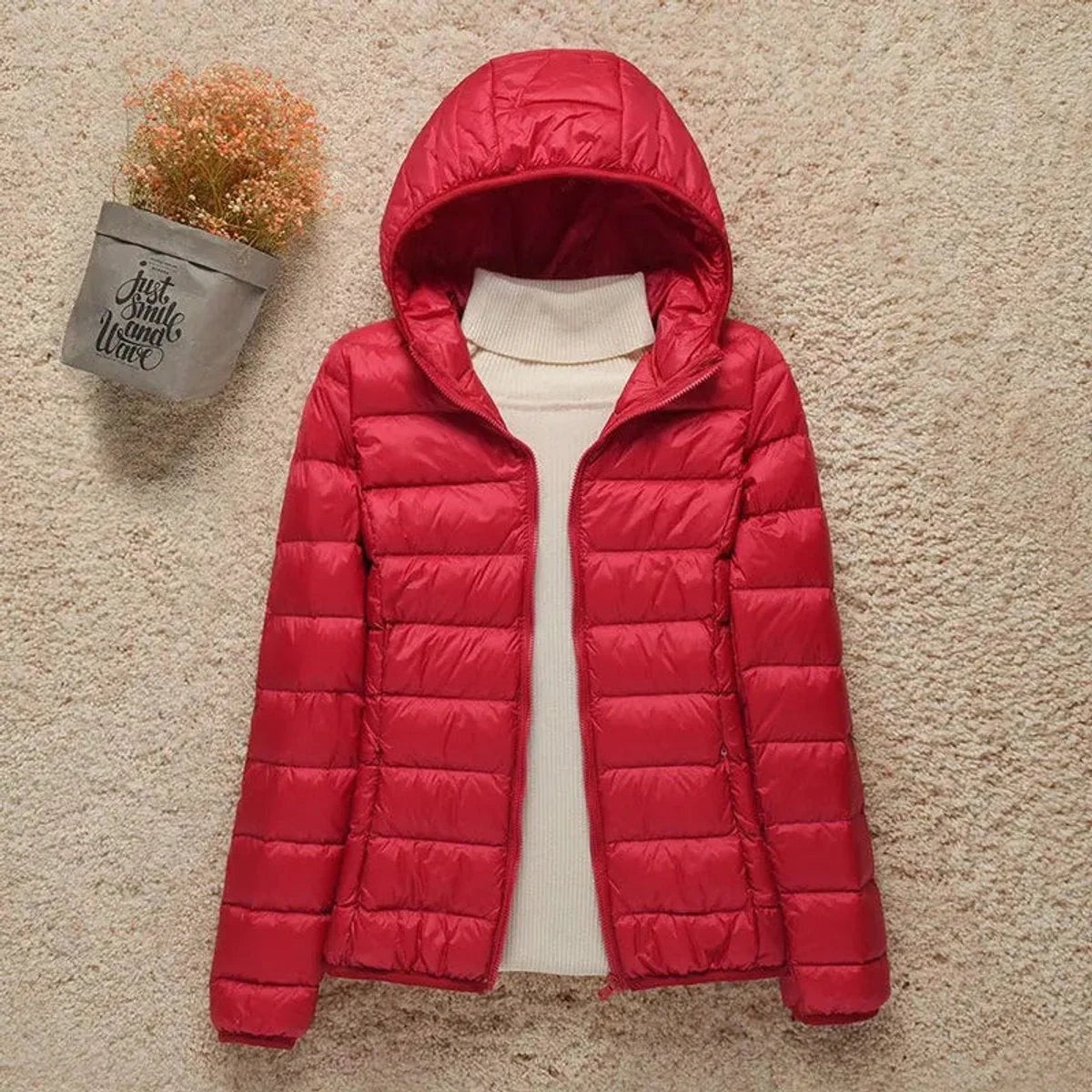 Eleanor | Women's Lightweight Packable Hooded Quilted Jacket