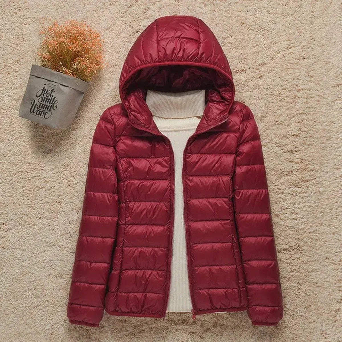 Eleanor | Women's Lightweight Packable Hooded Quilted Jacket