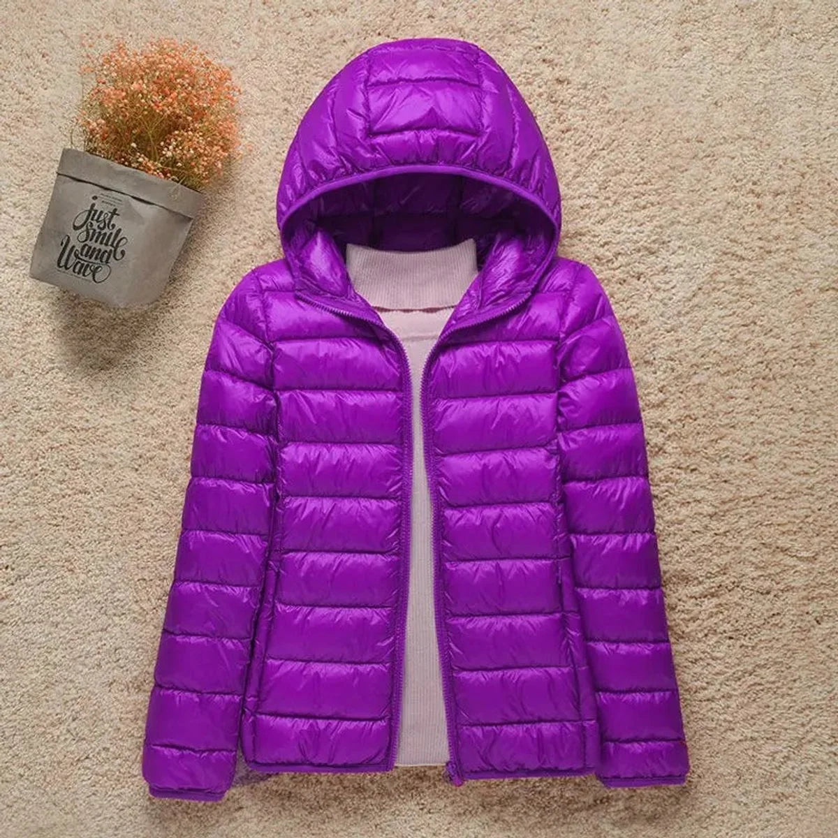 Eleanor | Women's Lightweight Packable Hooded Quilted Jacket