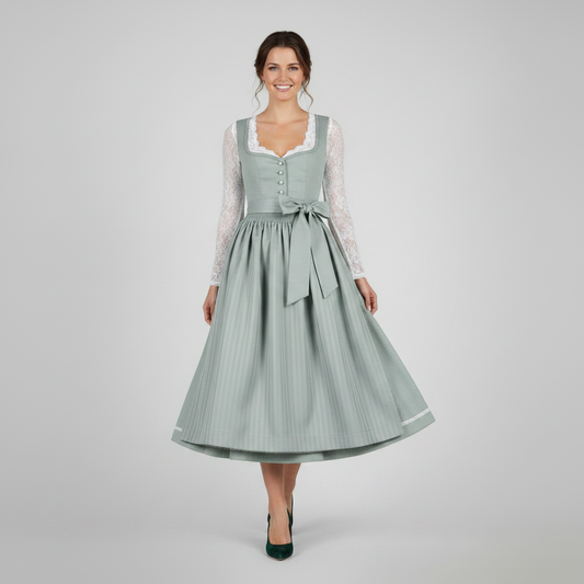 Elegant Dirndl Dress | Women's Oktoberfest Costume Outfit