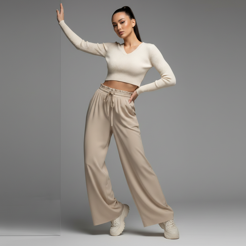 Elegant Leisure Trousers | Women's Comfortable Pants