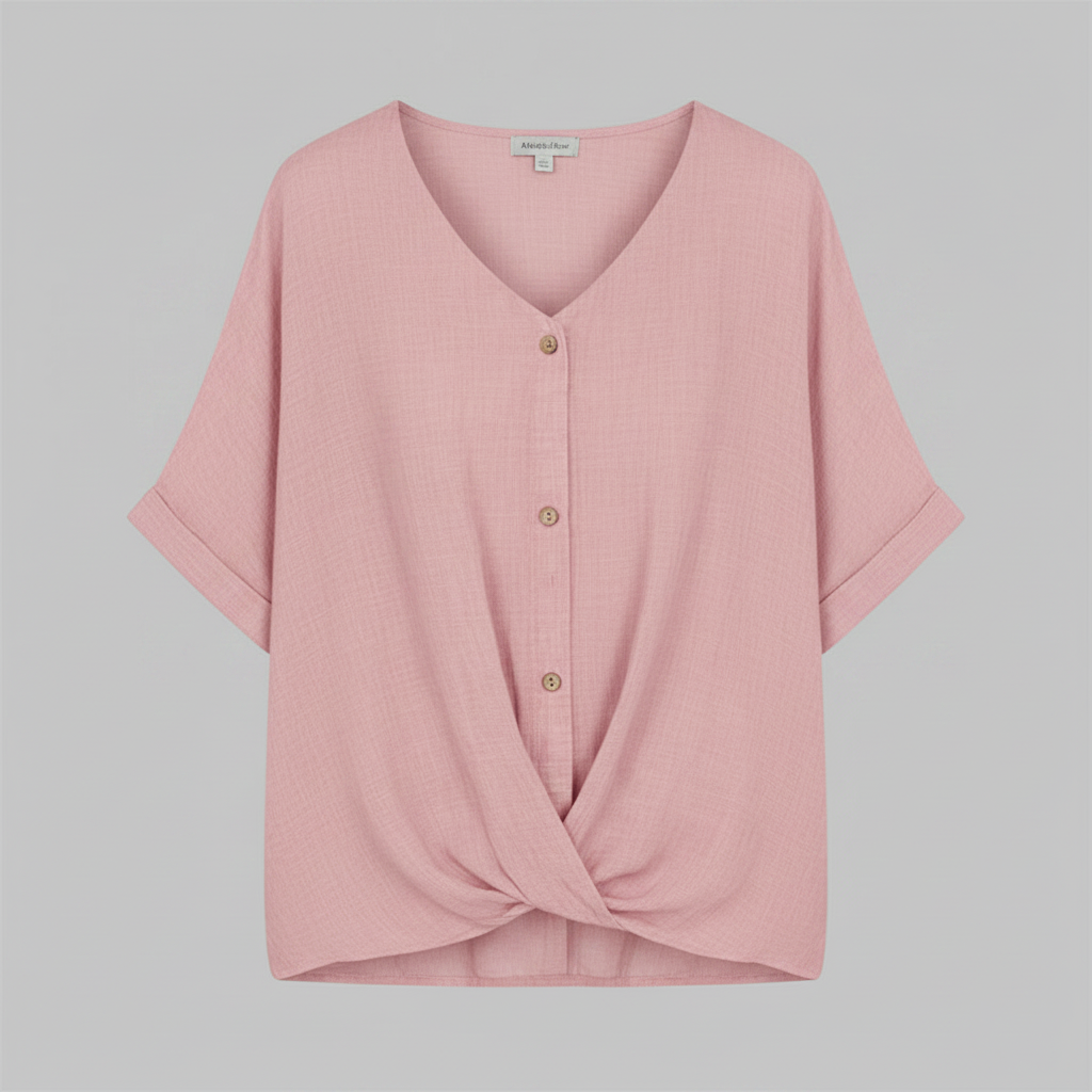 Elegant V-Neck Women's Blouse | Long Sleeve Fashion Top