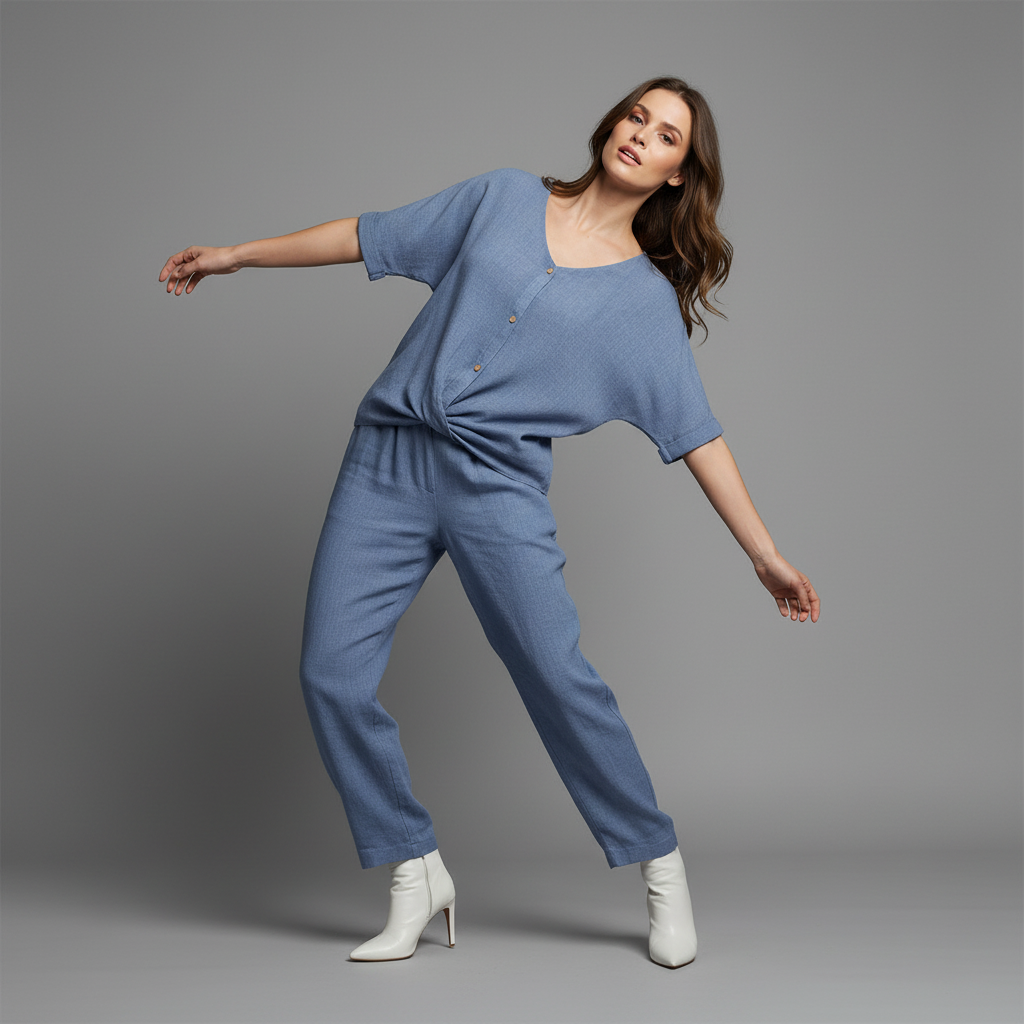 Elegant V-Neck Women's Blouse | Long Sleeve Fashion Top