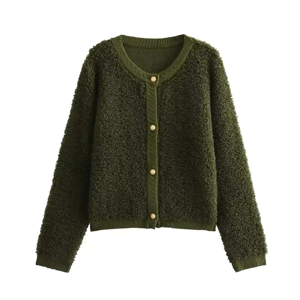 Elysia Long Vest Women | Soft Teddy Fabric, Button-Up Design