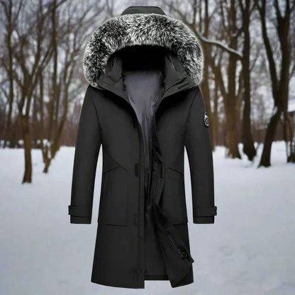 Jacob | Men's Waterproof Parka Black Winter Jacket