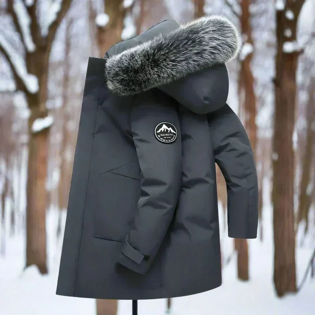 Jacob | Men's Waterproof Parka Black Winter Jacket