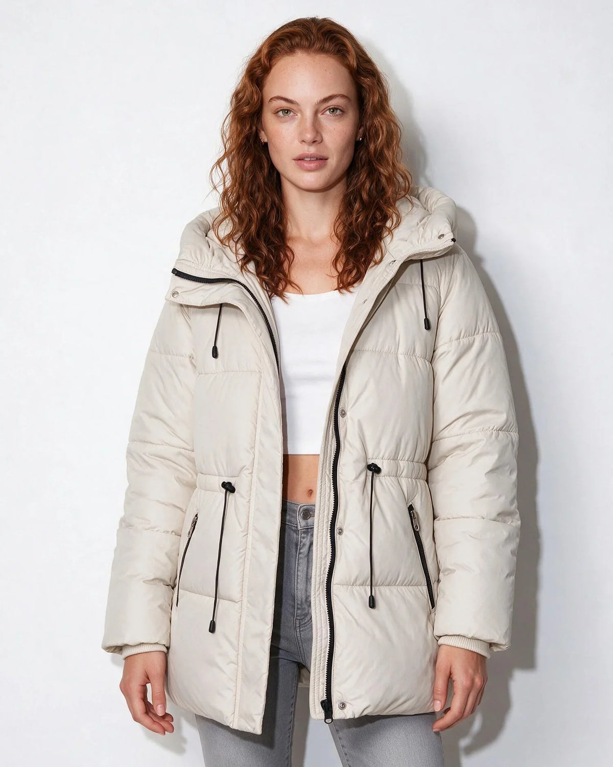 Hannah | Women's Relaxed Fit Hooded Puffer Jacket