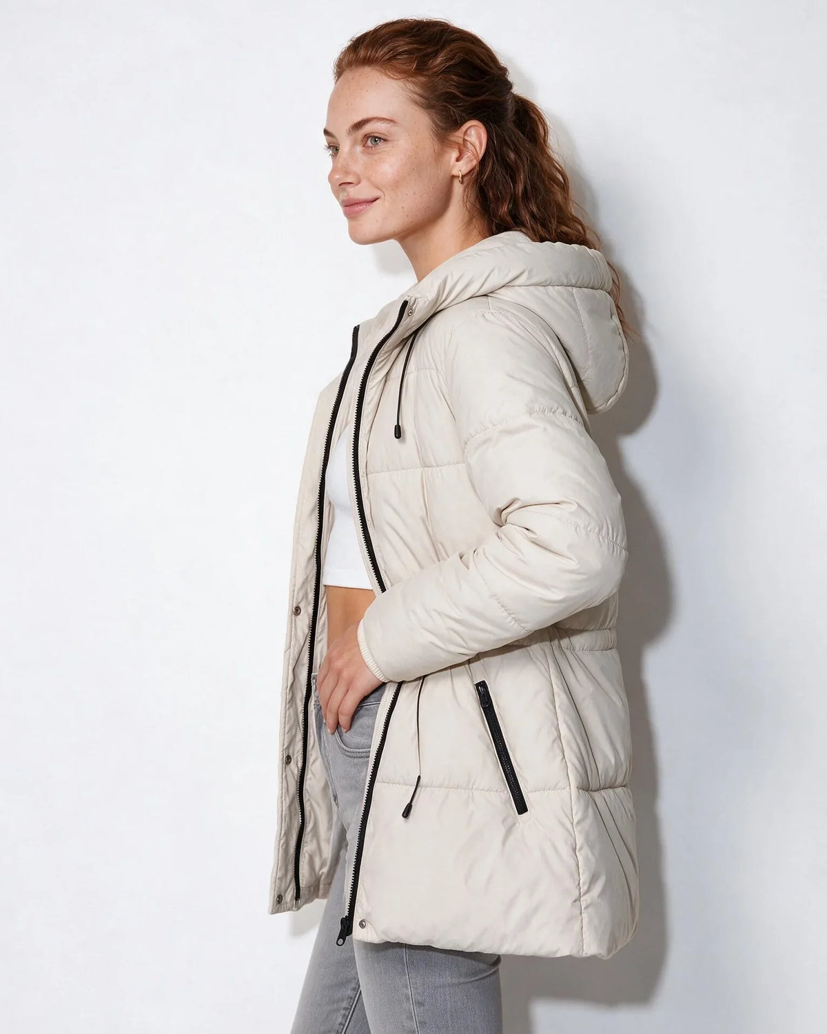 Hannah | Women's Relaxed Fit Hooded Puffer Jacket