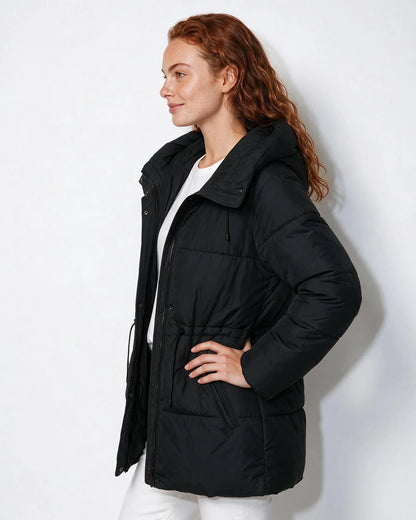 Hannah | Women's Relaxed Fit Hooded Puffer Jacket