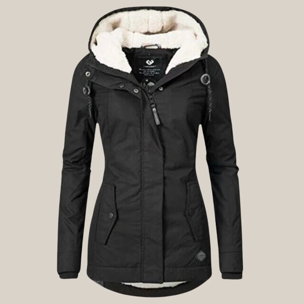 Harper | Women's Black Puffer Jacket Quilted