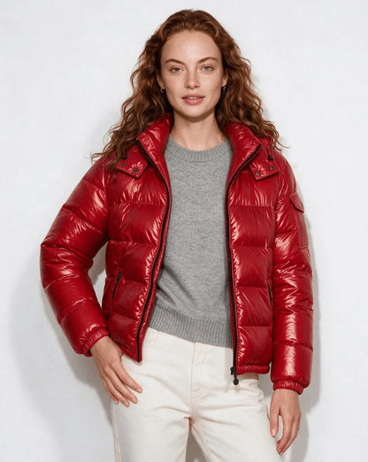 Harper | Women's Cozy Quilted Hooded Puffer Jacket