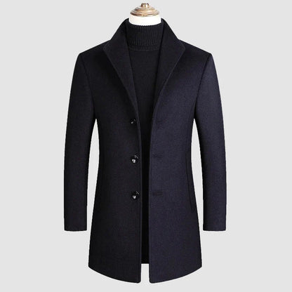Henrik | Men's Tailored Classic Three-Button Winter Coat