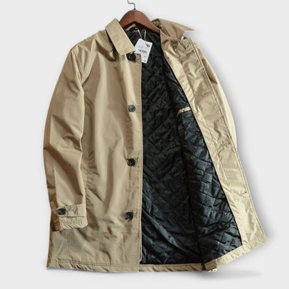 Lucas | Men's Water-Resistant Quilted Long Winter Coat