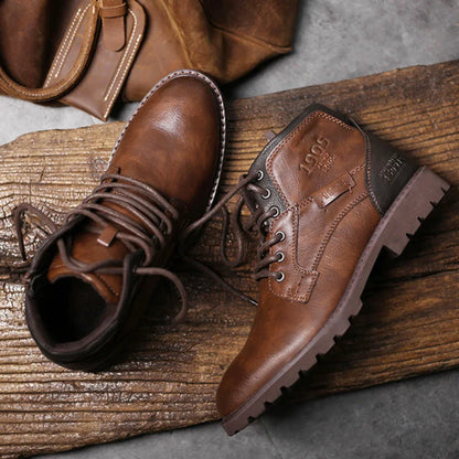 Men's Classic Lace-Up Ankle Work Boots