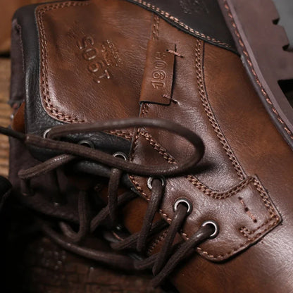 Men's Classic Lace-Up Ankle Work Boots
