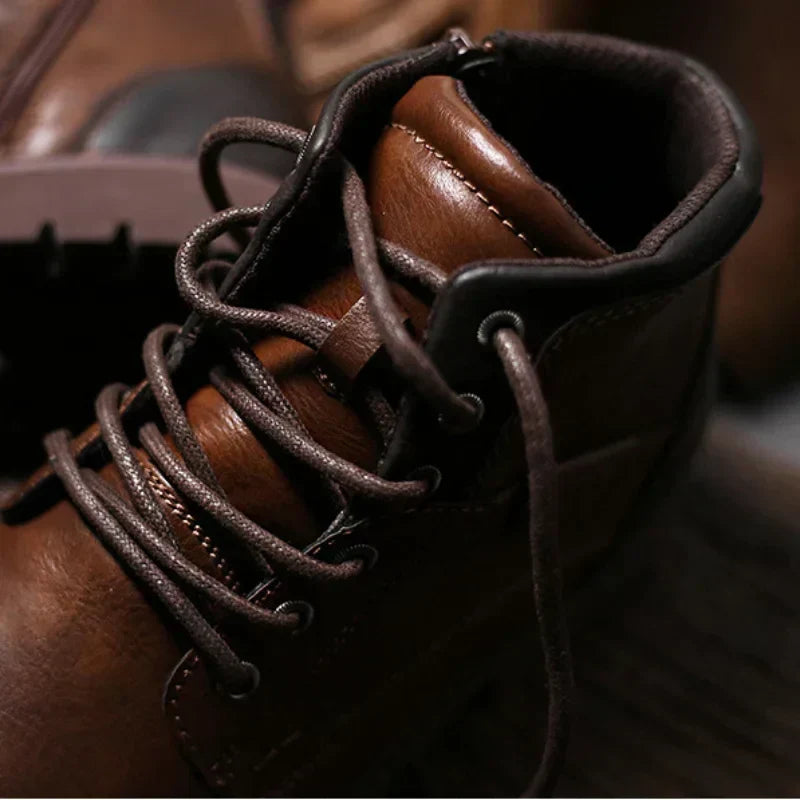 Men's Classic Lace-Up Ankle Work Boots