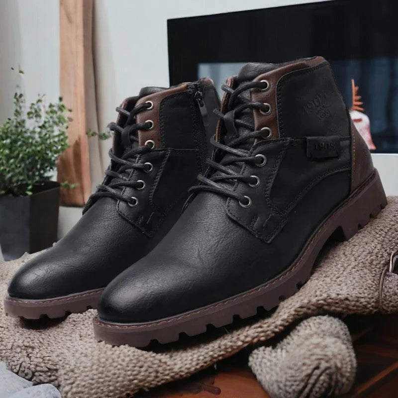 Men's Classic Lace-Up Ankle Work Boots