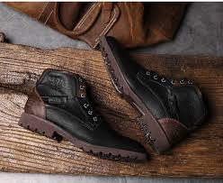 Men's Classic Lace-Up Ankle Work Boots