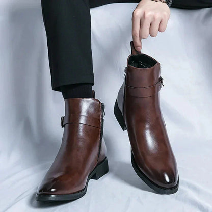 Men's Classic Side Zipper Chelsea Boots