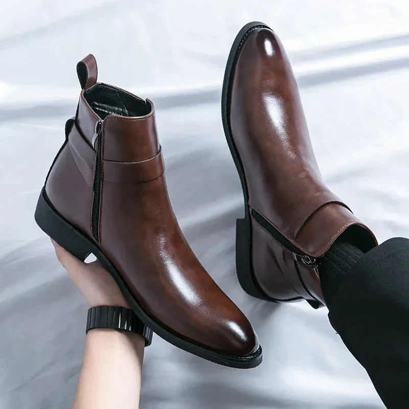 Men's Classic Side Zipper Chelsea Boots