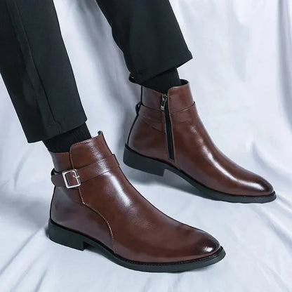 Men's Classic Side Zipper Chelsea Boots