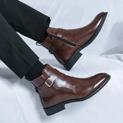 Men's Classic Side Zipper Chelsea Boots
