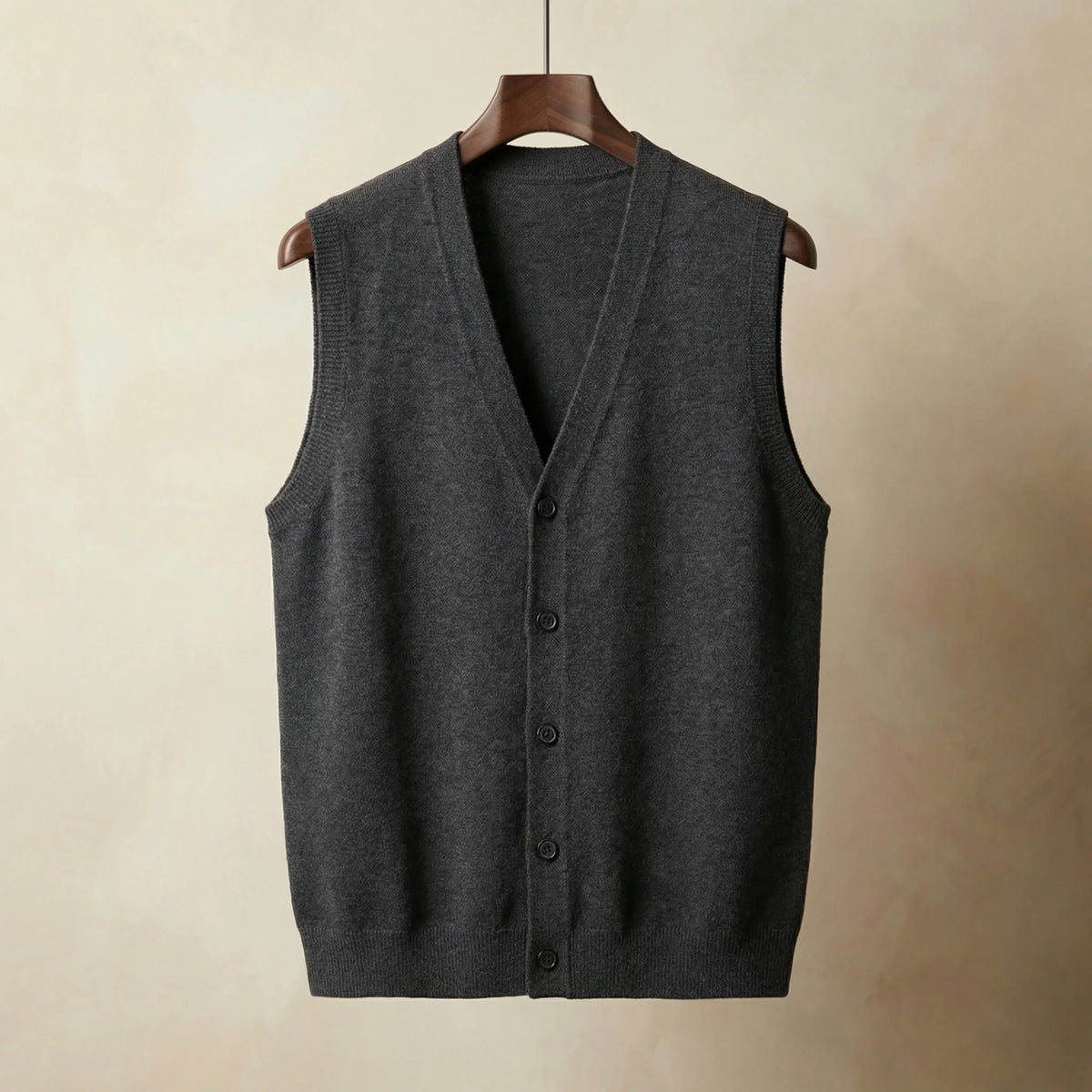 Men's Lightweight Sleeveless Single-Breasted Vest