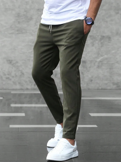 Men's Slim Fit Stretch Business Trousers