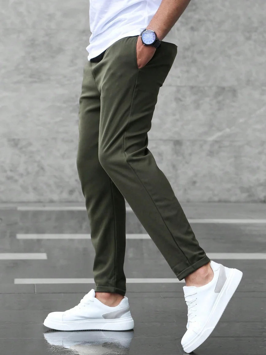 Men's Slim Fit Stretch Business Trousers