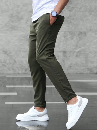 Men's Slim Fit Stretch Business Trousers