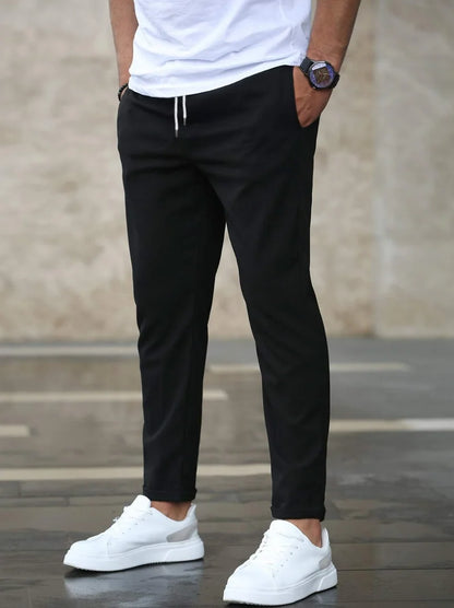 Men's Slim Fit Stretch Business Trousers