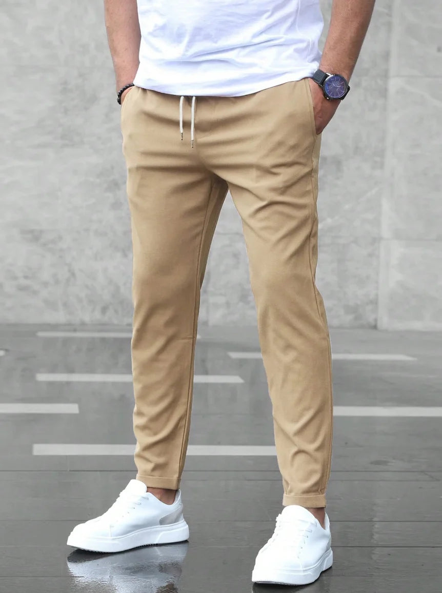 Men's Slim Fit Stretch Business Trousers
