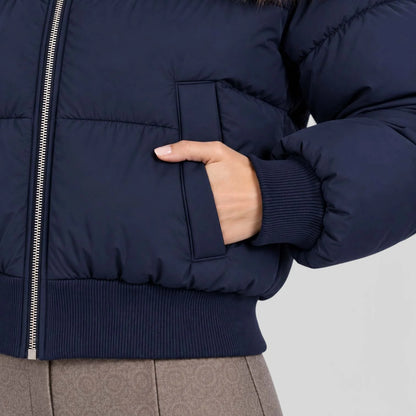 Women's Cropped Puffer Jacket Winter Outerwear