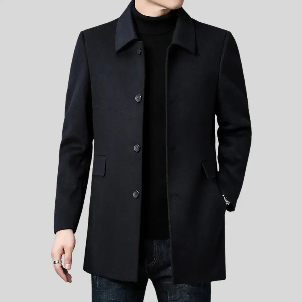 Oliver | Men's Tailored Mid-Length Winter Overcoat