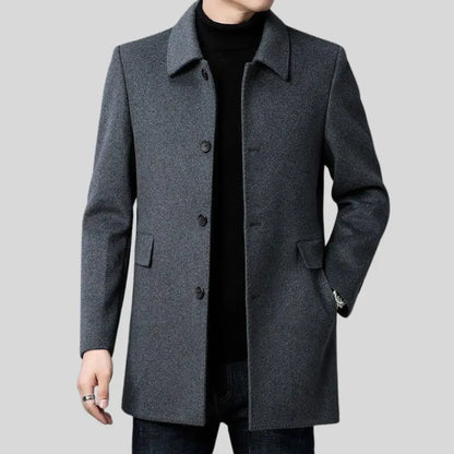 Oliver | Men's Tailored Mid-Length Winter Overcoat