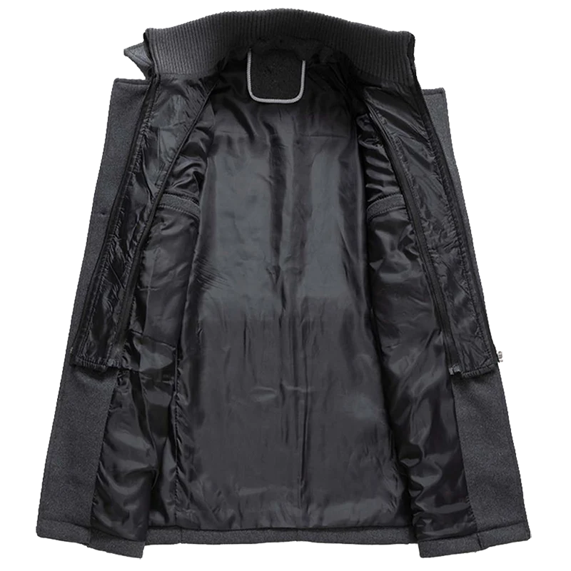 Sebastian | Men's Classic Long Sleeve Overcoat