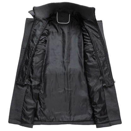 Sebastian | Men's Classic Long Sleeve Overcoat