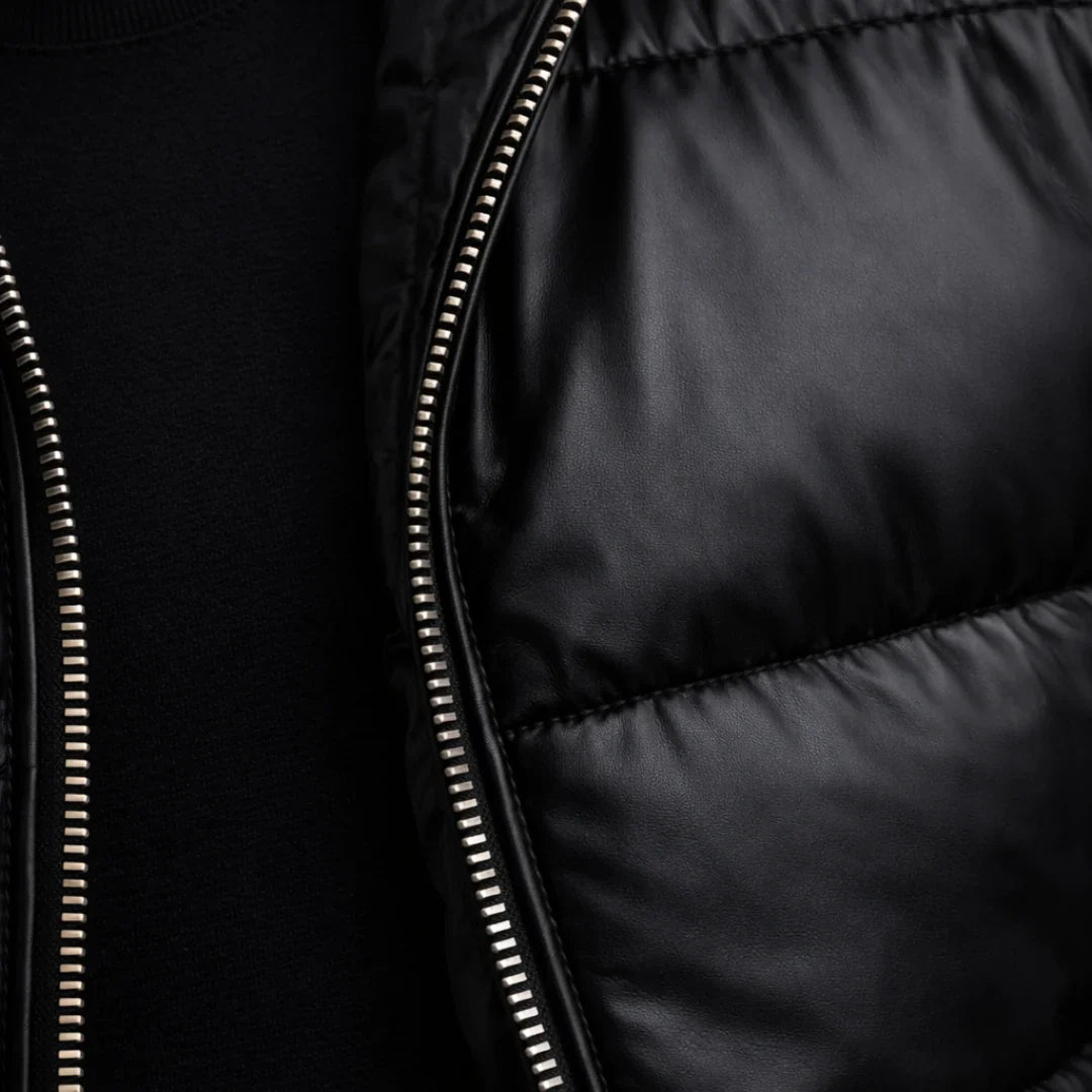 Sebastian | Men's Padded Fur Collar Autumn Puffer Jacket