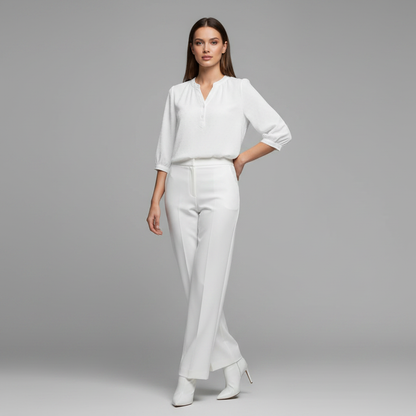 Silk Patchwork Blouse | Women's Summer Top