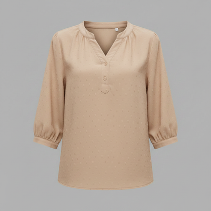 Silk Patchwork Blouse | Women's Summer Top